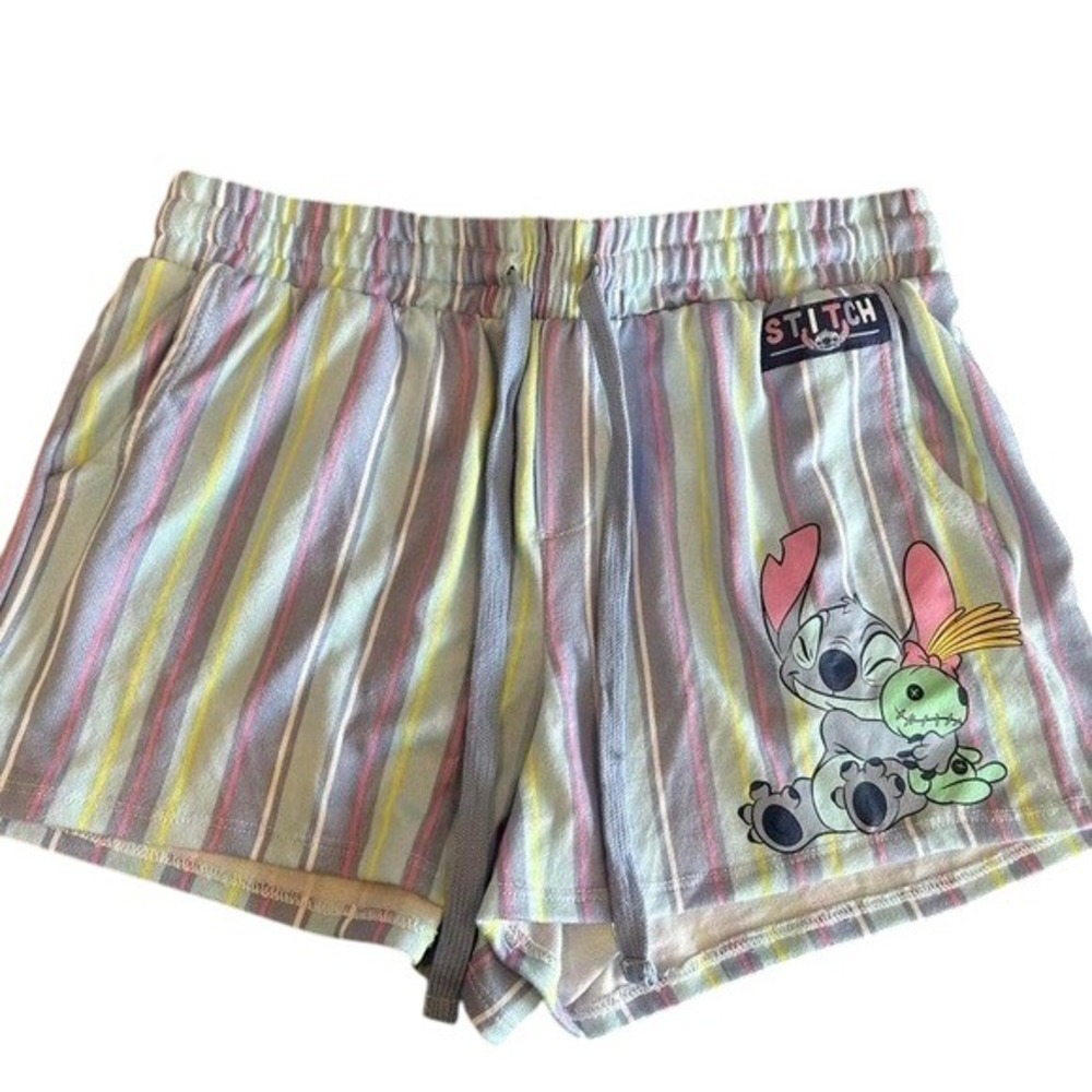 Disney Lilo & Stitch Striped Sleep Lounge Shorts XS/S Pajama Sleepwear